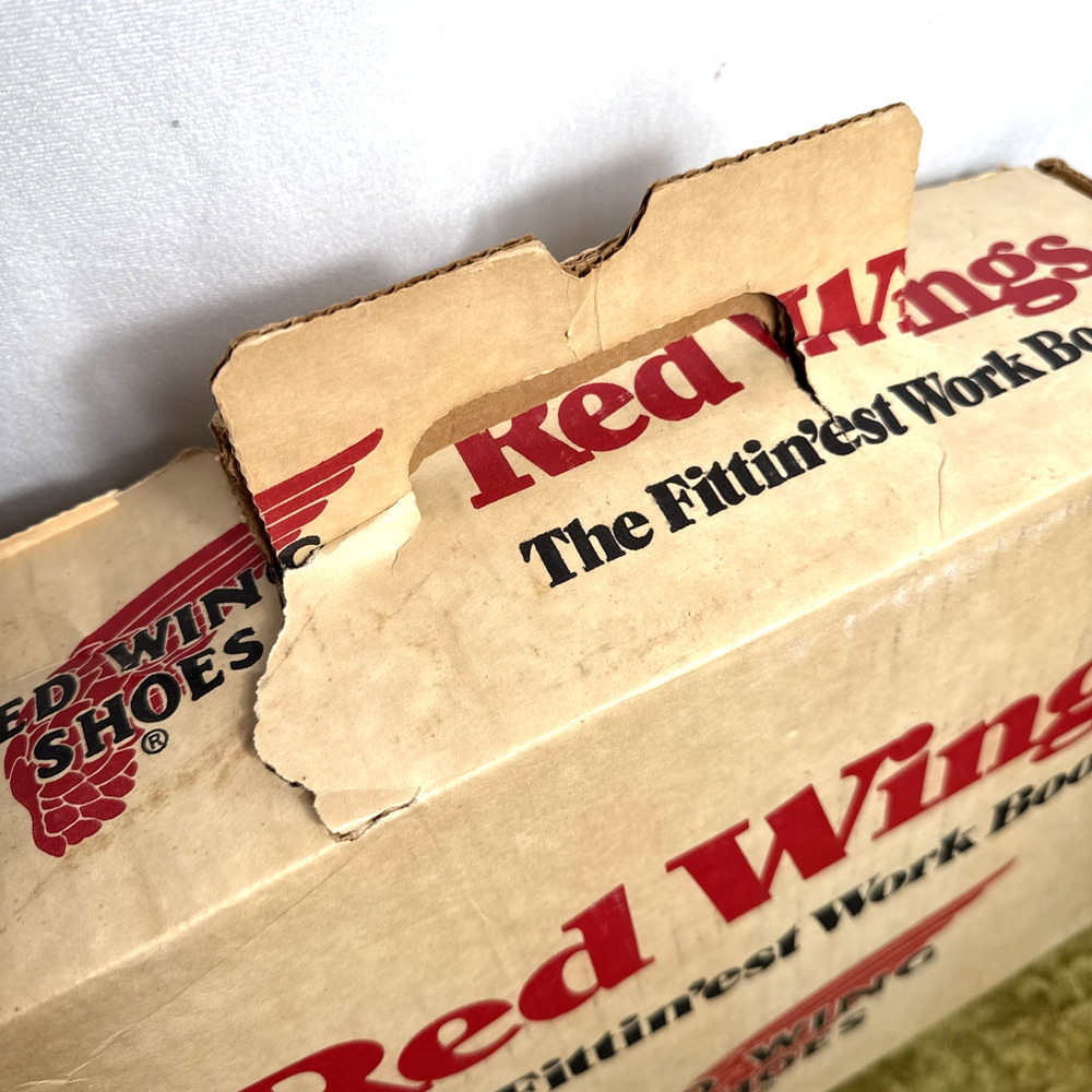Red Wing Boots Pecos 1155 Empty Box ONLY Vintage Leather Pull On Work Boot Retro - Picture 7 of 9